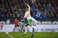 Fussball, 1. Bundesliga  Saison 2014/2015: FC Schalke 04 - SV Werder Bremen