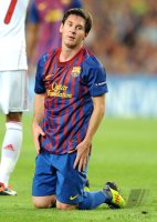 Fussball Champions League  Saison 2011/2012:  Lionel Messi (Barca)