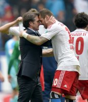 Fussball, 1. Bundesliga  Saison 2014/2015: Hamburger SV - FC Augsburg