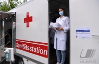 Grosser Andrang beim Tuebinger Unternehmen CeGaT bei den Corona-Antikoerpertests