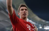 Fussball 1. Bundesliga Saison 12/13:  JUBEL Mario Mandzukic (FC Bayern Muenchen)