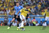 FUSSBALL WM 2014, Achtelfinale: Kolumbien - Uruguay