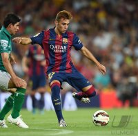 FUSSBALL International 2014/2015: Munir El Haddadi Mohamed (Barca)