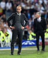 Fussball International CHL Saison 13/14: Trainer Pep Guardiola (FC Bayern Muenchen)