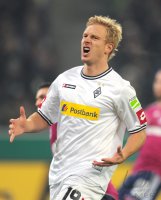 Fussball DFB Pokal 11/12 :  Mike Hanke (Borussia Moenchengladbach)