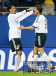 Fussball - EM-Qualifikation: Deutschland - Island, Jubel n. 2:0