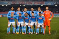 Fussball Champions League  Saison 2011/2012:  Teamfoto SSC Neapel