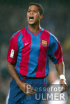 Fussball International: BARCELONA, KLUIVERT sauer