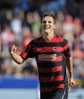 Fussball 1. Bundesliga  Saison 2011/2012:  JUBEL Johannes Flum (SC Freiburg)