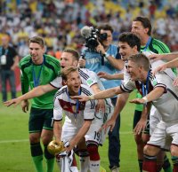 FUSSBALL WM 2014, FINALE: JUBEL Deutschland