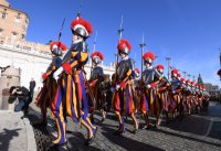 Rom; Papst Franziskus I. spricht den Urbi Et Orbi Segen