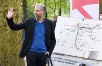 Bundestagswahl 2021 in Tuebingen: Tuebinger Oberbuergermeister Boris Palmer (Die Gruenen)