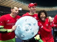 Fussball 1. Bundesliga  Saison 2013/2014: JUBEL FC Bayern Muenchen