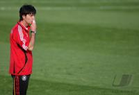 Fussball, Training der deutschen Nationalmannschaft