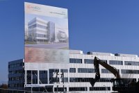 Aussenansicht Neubau Labor- und Forschungsgebaeude CureVac AG in Tuebingen