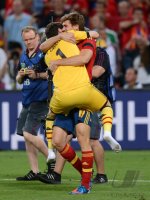Fussball International Europameisterschaft 2012, Halbfinale: Portugal - Spanien
