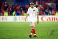 FUSSBALL EURO 2008: Schweiz - Tuerkei, Behrami enttaeuscht