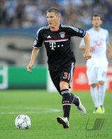 Fussball CHL  Saison 2011/2012:  Bastian Schweinsteiger (FC Bayern Muenchen)