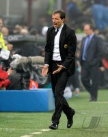 FUSSBALL SERIE A: Trainer Massimilliano Allegri (AC Mailand)