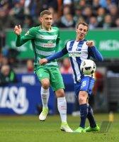 Fussball Bundesliga Saison 16/17: SV Werder Bremen - Hertha BSC Berlin