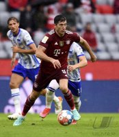 Fussball 1. Bundesliga Saison 21/22: FC Bayern Muenchen -  Hertha BSC Berlin