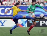Fussball Frauen FIFA U 20  WM  2008   Mexiko - Brasilien