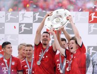 Fussball 1. Bundesliga Saison 17/18: Meister FC Bayern Muenchen