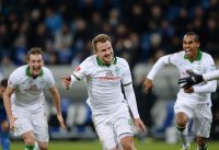 Fussball  1. Bundesliga  13/14: JUBEL Philipp Bargfrede (SV Werder Bremen)