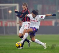 FUSSBALL SERIE A:  BECKHAM  (AC Mailand)