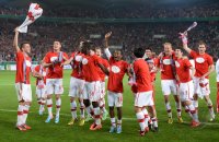 FUSSBALL DFB POKAL  Saison 2012/2013: JUBEL VfB Stuttgart