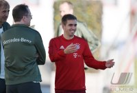 Fussball Training Deutsche Nationalmannschaft: Philipp Lahm (FC Bayern Muenchen)