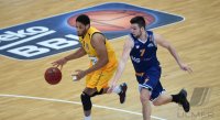 Basketball 1. Bundesliga 14/15 Hauptrunde:  Walter Tigers Tuebingen - Eisbaeren Bremerhaven
