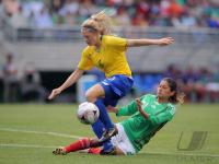 Fussball Frauen FIFA U 20  WM  2008   Mexiko - Brasilien