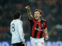 FUSSBALL SERIE A:   Antonio  Cassano (AC Mailand) (AC Mailand ( AC Mailand)
