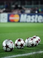 FUSSBALL  International CHL 09/10 :  ADIDAS Ball im Nou Camp Stadion