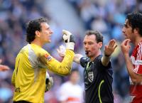 Fussball  1. Bundesliga  07/08  FC Bayern Muenchen - VfB Stuttgart