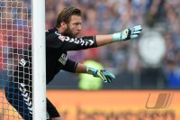 Fussball, 1. Bundesliga  Saison 2014/2015 Relegation: Karlsruher SC - Hamburger SV