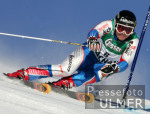 Ski Weltcup Herren Riesentorlauf Flachau- Covili in Aktion