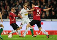 Fussball 1. Bundesliga Saison 12/13: Hannover - Moenchengladbach