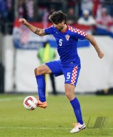 Fussball International Testspiel: Vedran Corluka (Kroatien)