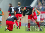 Fussball 1. Bundesliga: Frankfurt - Bremen, enttaeuschte Frankfurter