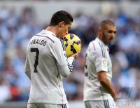 Fussball Primera Division El Clasico 14/15: JUBEL Real Madrid