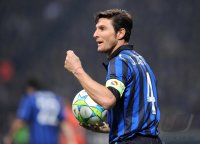 Fussball Champions League  Saison 2011/2012: Javier Zanetti (Inter Mailand)