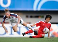 Fussball Frauen FIFA U 20  WM  2008   Finale   Korea DVR - USA
