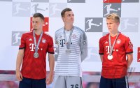 Fussball 1. Bundesliga Saison 17/18: Meister FC Bayern Muenchen