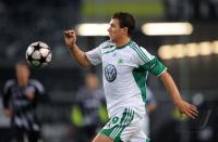 FUSSBALL CHAMPIONS LEAGUE: Wolfsburg, DZEKO Einzelaktion