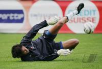 Fussball WM Quali 2006 Training Schweizer Nationalmannschaft