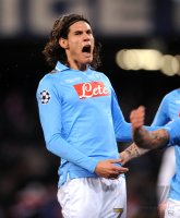 Fussball Champions League  Saison 2011/2012:  Edinson Cavani (Neapel)