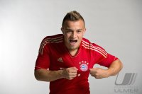 FUSSBALL Fotoshooting Xherdan Shaqiri (FC Bayern Muenchen)