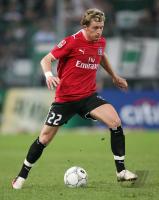 Fussball, 1. Bundesliga: HSV, BERISHA Einzelaktion